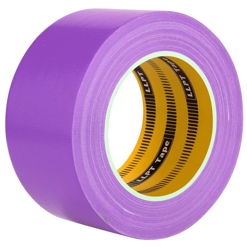 LLPT Duct Tape Premium Grade 2.36 Inches x 108 Feet x 11 Mil Easy Tear Residue Free Strong Adhesive Color Purple (DT248) - Image 1